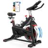 MERACH S38 Magnetic Exercise Bike, with Self-Developed App, 350lbs Weight Capacity & 40lbs Flywheel