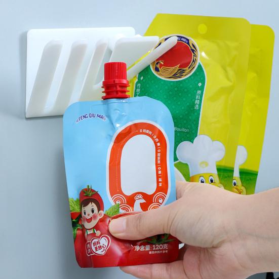 Yousheng 1/2/3Pcs Storage Rack Refrigerator Organizer Strong Load-bearing Wall Mount Easy To Install Utensils Hanger Hooks