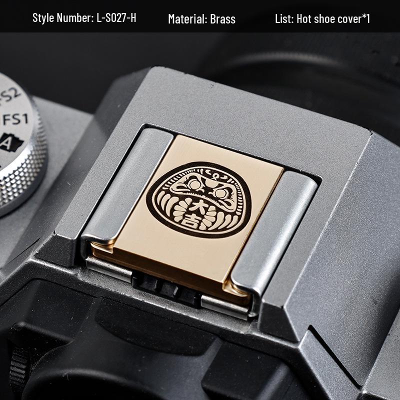 Hot Shoe Cover & Shutter Button Cap for Fujifilm XT50, X100VI, XT30 II, XM5, Nikon ZF Cameras