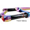 PASAK aluminum Alloy MTB Bicycle Fork Supension Air 26/27.5/29er Inch Mountain Bike 32RL100mm Fork For A Bicycle colour plating