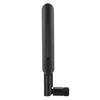 Omnidirectional 2.4G5G5.8G 8dbi Dual Band Wireless Wifi Network Card Antenna SMA Male (Black)