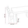 children's table + 2 chairs plastic - light green