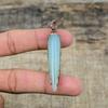Aquamarine Pendant Electroformed Copper Pendant Handmade Jewelry Natural Gemstone Pendant Electroformed Jewelry Gift For Mom Copper Jewelry
