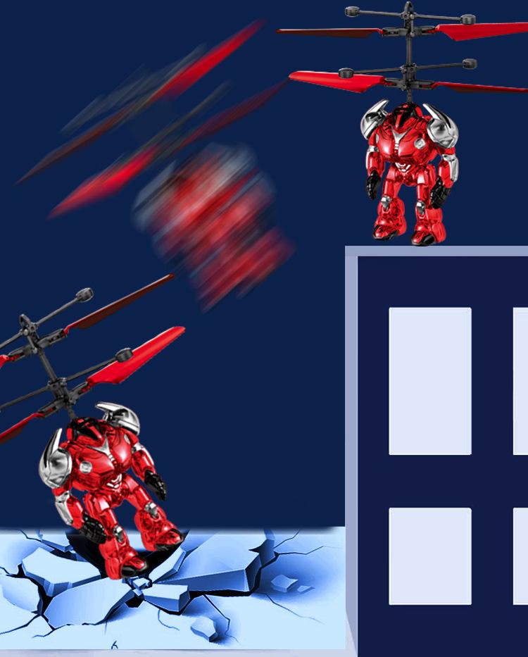 Gesture-Controlled Hovering Glow Helicopter Ball Toy