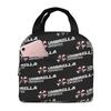 Custom Corporation Umbrellas Insulated Lunch Bags for Women Men Horror Video Game Resuable Thermal Cooler Food Lunch Box School