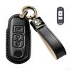 LETINGFAR Key Case for Mazda, Smart Key Case, Key Cover, Genuine Leather, Designed for