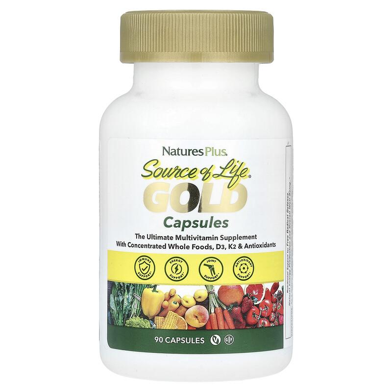 Source of Life®, Gold, The Ultimate Multivitamin Supplement, 90 Capsules