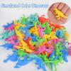 Plastic Colorful Dinosaur Mini Dinosaur Toy Children'S Zoo Model Male and Female Education Cognitive Dinosaur