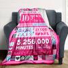 Happy 10Th Birthday! Gift Blanket Ultra-Soft Throw For Sofa Couch Office Bed Picnics Ideal for All Seasons Modern Style Perfect Gift Friends Y2