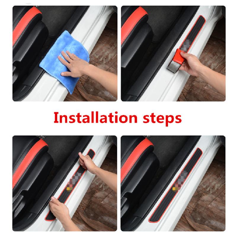 Накладка на порог двери автомобиля