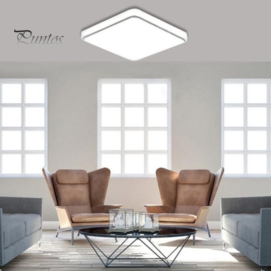 Светодиодный потолочный светильник, высокая яркость, без мерцания, защита глаз, простой стиль, современный квадратный потолочный светильник, светильник