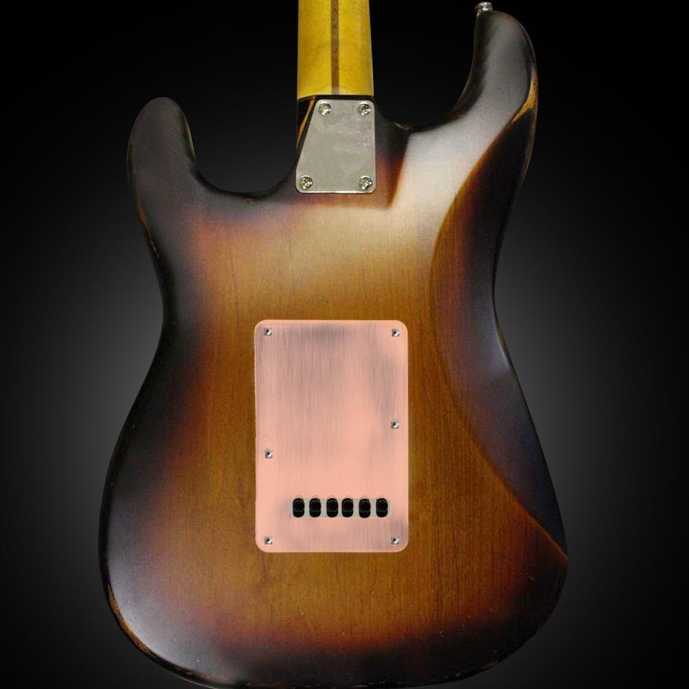 Гитары Медный HH Пикгард и Задняя Панель Крышка Полости Тремоло для ST Гитары