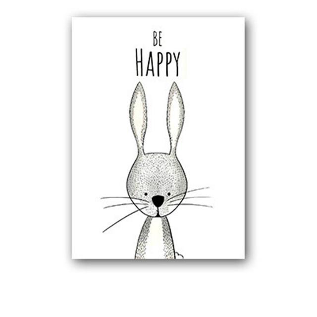 Симпатичные мультяшные животные, холст, картина, украшение, детская комната, детский сад, настенные художественные фотографии, современные популярные украшения для дома