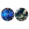 Mute Wall Clock Simple Digital Wall Clock Home Decorations Cubic Digital Clock Quartz Wall Clock 25cm/34cm