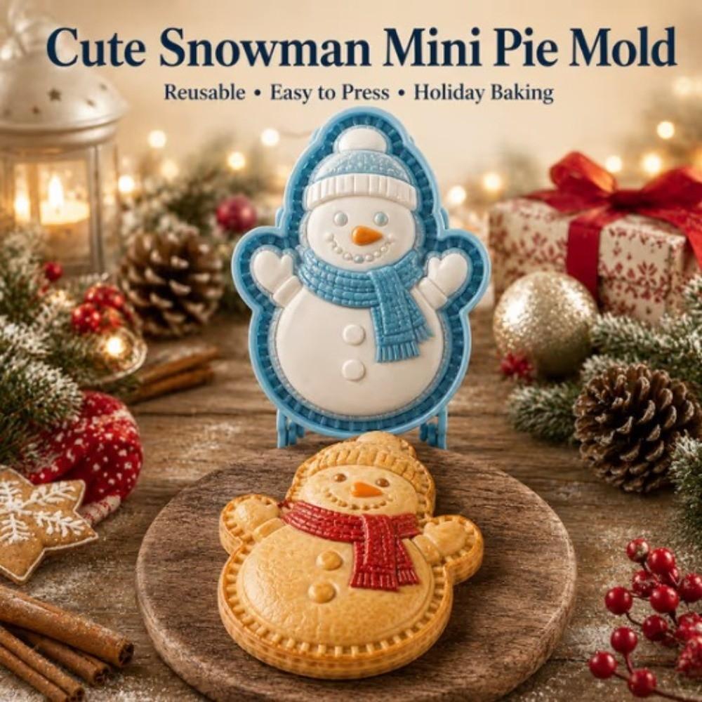Sled Bell Penguin Pie Mold Collection Red DIY Cake Molds Holiday Cookie Molds Home Kitchen