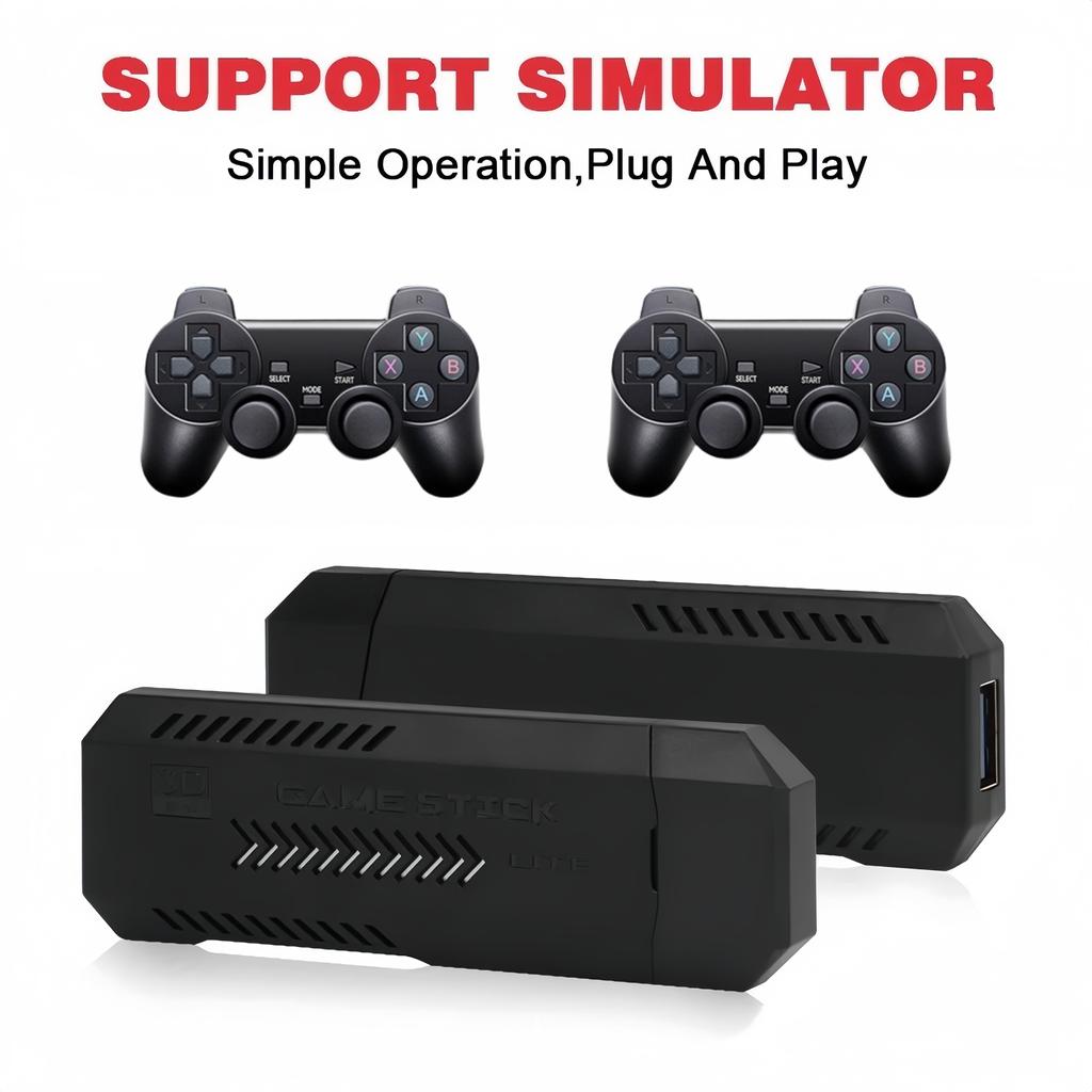 X2 Plus 4K Retro Game Console-128gb Memory, Dual Wireless Controller, Support 40 Simulators, Ideal Gift for Gamers