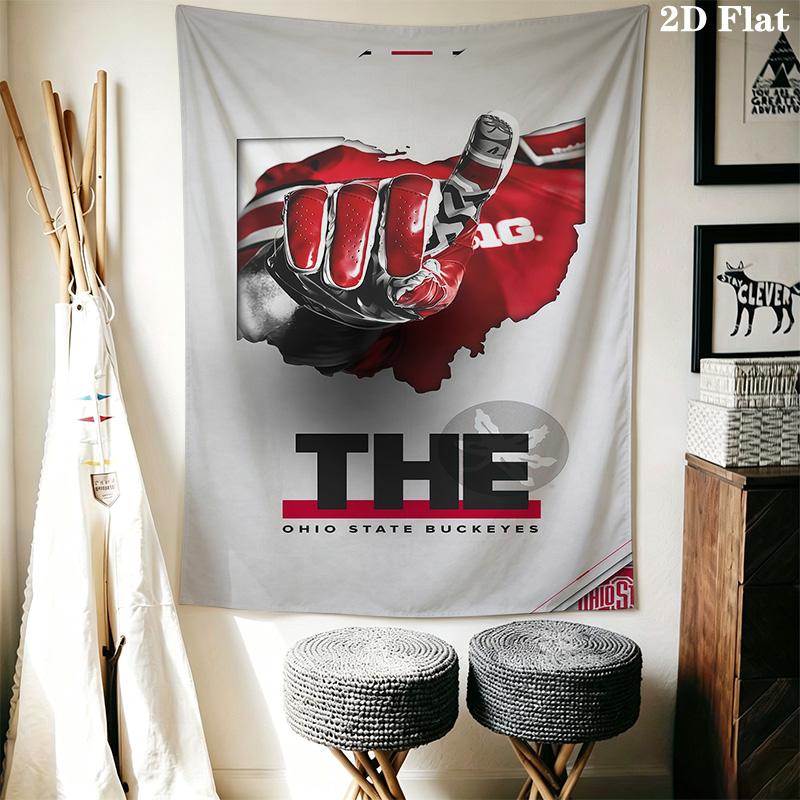 Ohio State Football Field Bedding 1 Duvet Cover 2 Pillowcase Without Core Soft And Comfortable Christmas Birthday Gift
