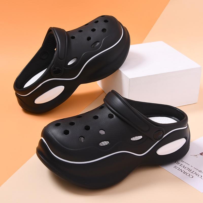 Женские тапочки на толстой подошве с закрытым носком, женские нескользящие сандалии, женская обувь для медсестер