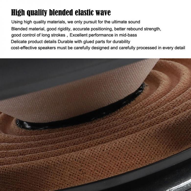 2Pcs 4 Inch 70W Full Range Frequency Car Audio Speaker Heavy Mid-bass Ultra-thin Speaker