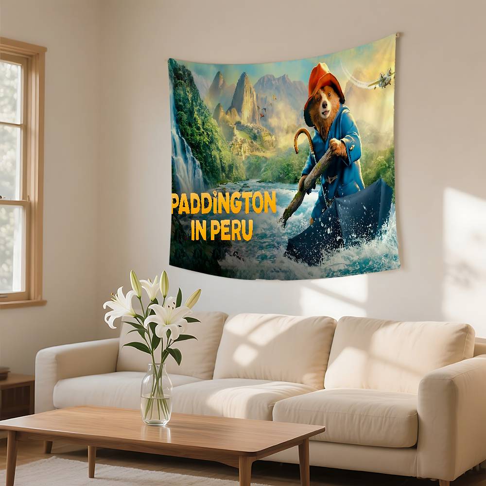 PPaddington Bear Tapestry Customizable Tapestries Of Various Styleswall Hangings Celebrity Photo Printingwall Hangings
