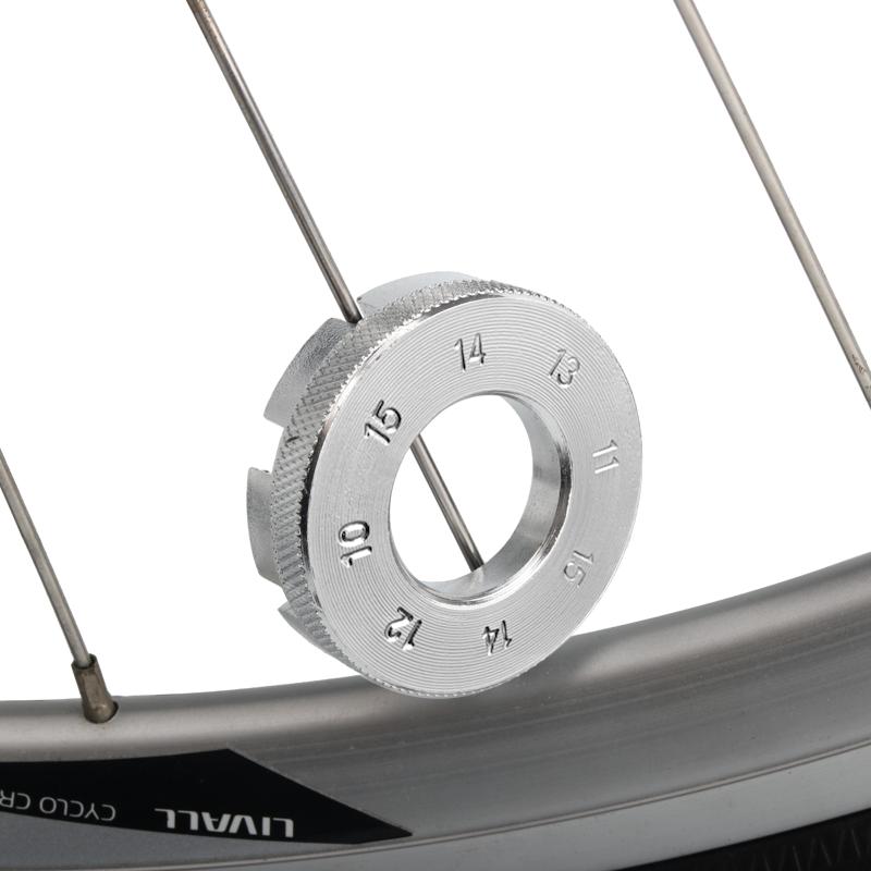 Ключ для спиц велосипеда, портативный ручной гаечный ключ для регулировки обода колеса велосипеда, 8-позиционный прочный инструмент для ремонта горного велосипеда, аксессуары для велоспорта