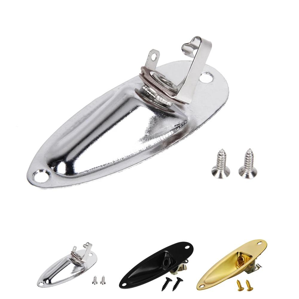 Professional Electric Guitar Jack Plate Guitar Parts 6.35mm Guitarra Pickup  Musical Instrument