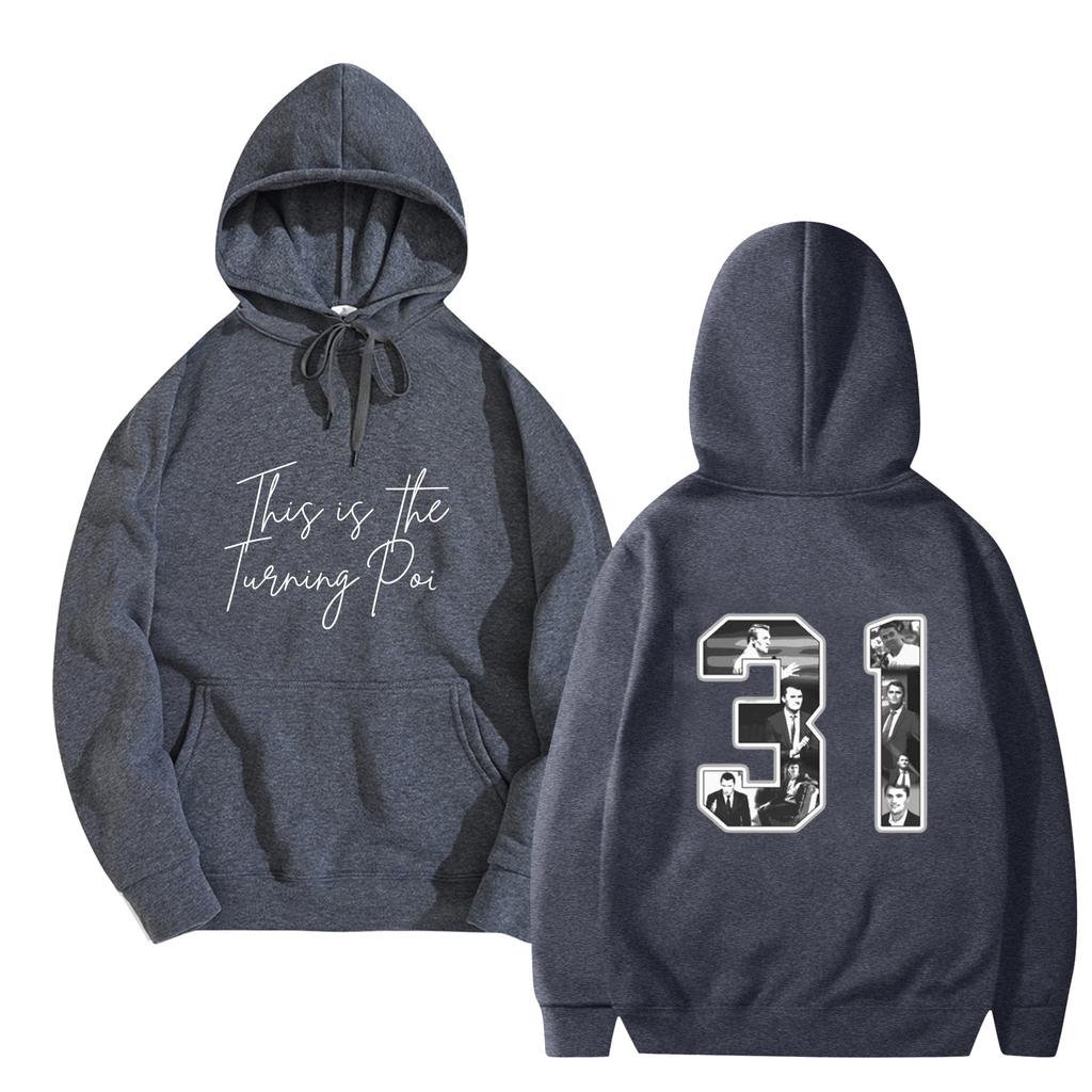 Women's And Men's Fashionable Hooded Long Sleeved Printed Casual Pullover Unisex Sweatshirt Top