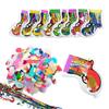 (Projector)Inflatable Fireworks,Handheld Confetti Poppers Cannons, Self-Inflating Confetti Party Toys (12Pcs)