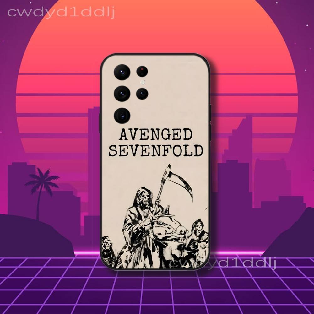 A7X A-Avenged S-Sevenfold Phone Case For Samsung S10,S21,FE,S21 ,S26,S25,S24,S23,Ultra,S9,S22,Plus Black Shockproof TPU