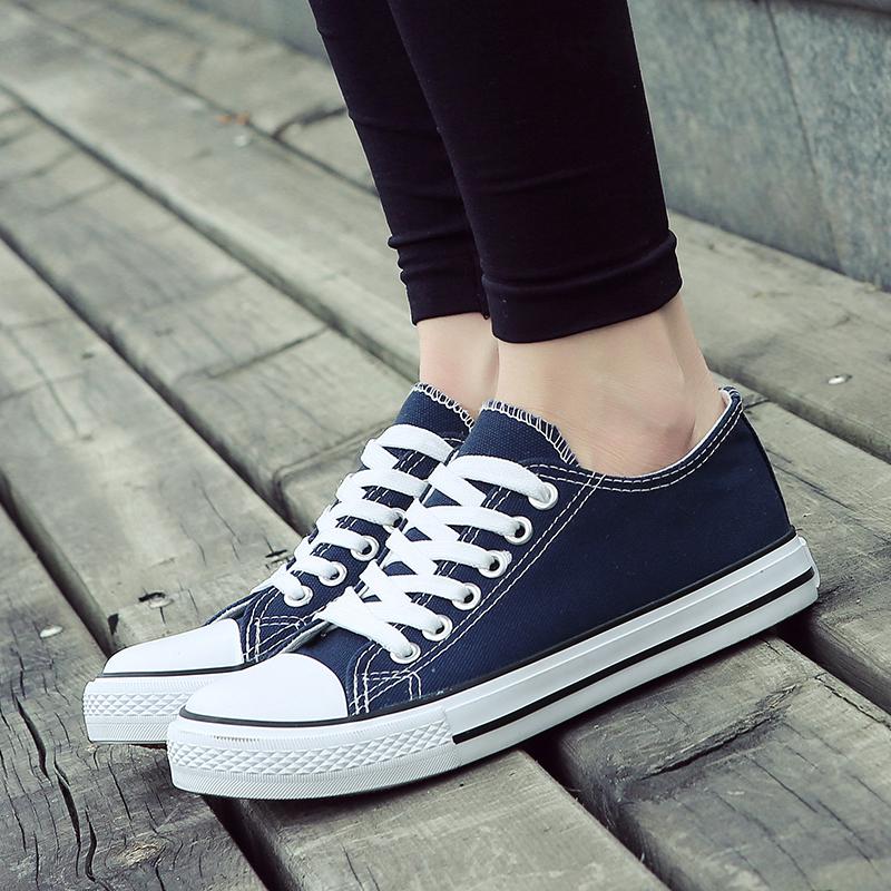 Men's Canvas Shoes Sneakers Women's Canvas Shoes Flat Shoes Casual Denim Shoes