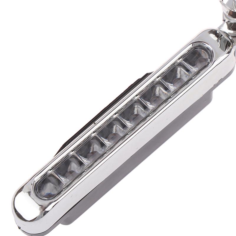 1 шт. 8 светодиодных автомобильных дневных ходовых огней Drl с питанием от ветра, противотуманные предупредительные автомобильные фары