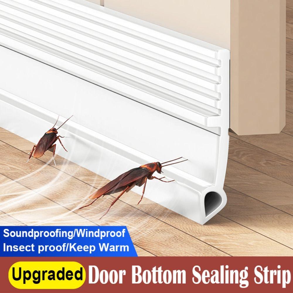 Self-adhesive Door Draft Stopper Insect Prevention Blocker Door Bottom Sealing Strip  Living Room