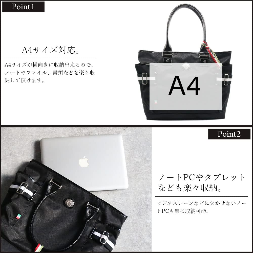 Сумка-тоут Limona из натуральной кожи из нейлона, большая вместимость, сумка для офиса из нейлона для поездок на работу, бренд TRISSA [Orobianco] для мужчин [Сделано в Италии] [Товар] GRYDA-C (СИНИЙ