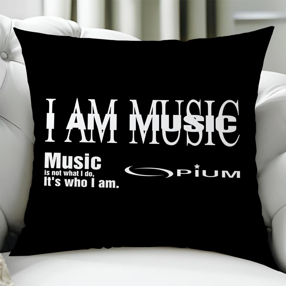 Playboi Carti I Am Music Rap cushion cover Birthday Anniversary Gift Double Sided Printed Zipper Cushion Cover Soft Skin Bedding
