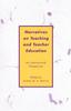 The Narratives On Teaching and Teacher Education : An International Perspective Book