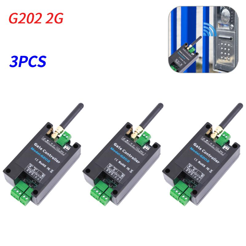 1-5 шт. GSM 2G 4G LTE Контроллер открывателя ворот G202 G201 SMS Дистанционное управление Реле-переключатель Беспроводной открыватель двери 850/900/1800/1900 МГц