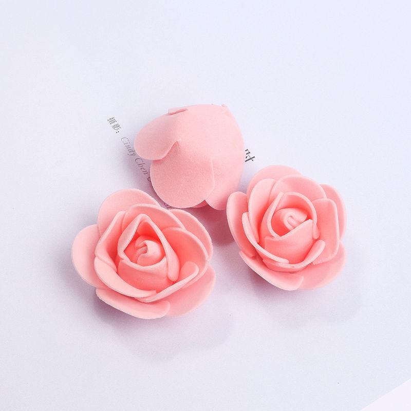 10/50/100 шт. 3 см пенопластовая роза для медведя искусственные цветы Diy подарочная коробка свадебные декоративные рождественские украшения для дома 20 цветов