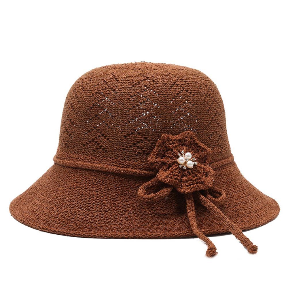 Дышащая шляпа-ведро с козырьком из плетеной ткани, новая пляжная кепка для путешествий на открытом воздухе