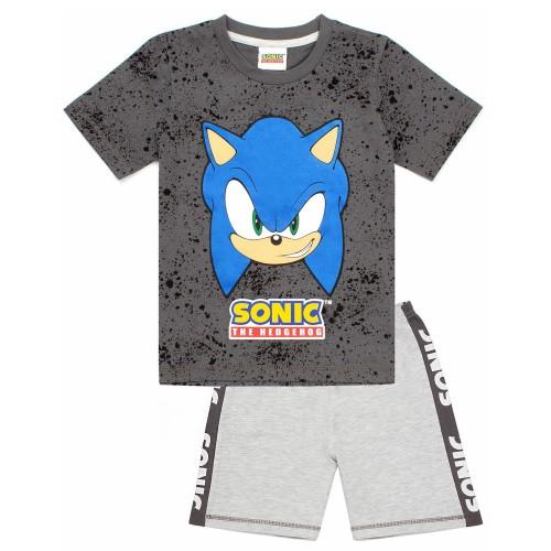 Sonic The Hedgehog Комплект короткой игровой пижамы для мальчиков