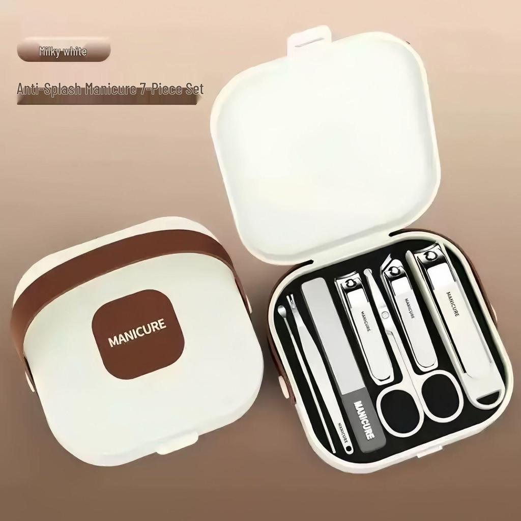 High-End Anti-Splash Nail Clipper Manicure Set