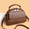 Texture Soft Leather Shoulder Bag Simple Everything Stylish Mother Bag High-grade Multi-layer Portable Mother Bag