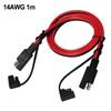 1 шт. 0,5/1/2 м удлинительный кабель SAE, провод сечением 14 AWG, жгут проводов с быстрым отключением для аксессуаров солнечных панелей