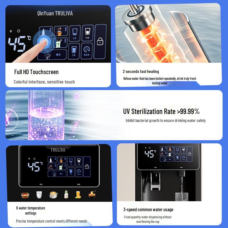 TRULIVA Bottom-Loading Instant Hot Water Dispenser & Tea Bar CN plug (adapter included)