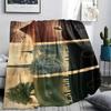 The Lord of the Rings Printed Flannel Blanket, soft throw for bedroom sofa, washable, fan merchandise, great gift.