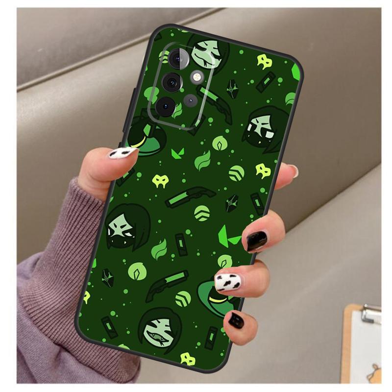 Чехол с артом персонажей игры Valorant для Samsung Galaxy A34 A54 A14 A06 A16 A26 A36 A56 A12 A32 A52 A13 A33 A53 A15 A35 A55