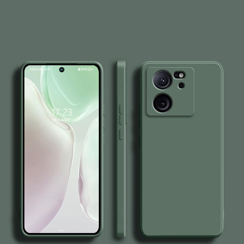 Для Mi 13T Mi13T Pro Чехол Роскошный жидкий силиконовый мягкий чехол для Xiaomi Mi 13T Mi 13 T Pro Mi13T Pro 5G Защитные чехлы для телефонов Fundas