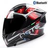 Electric vehicle helmet for men and women with Bluetooth, dual visors, winter helmet, motorcycle racing helmet, all-season full-face safety helmet