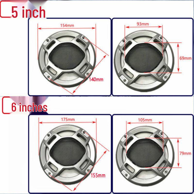 Пылезащитная металлическая сетка для динамиков (рупоров) 3-12 дюймов с утолщенным краем