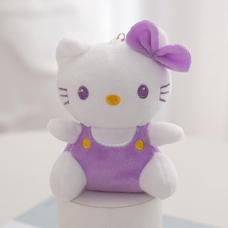Очаровательный плюшевый брелок в виде кошечки Китти, милая мультяшная игрушка в виде животного, подвеска для сумки