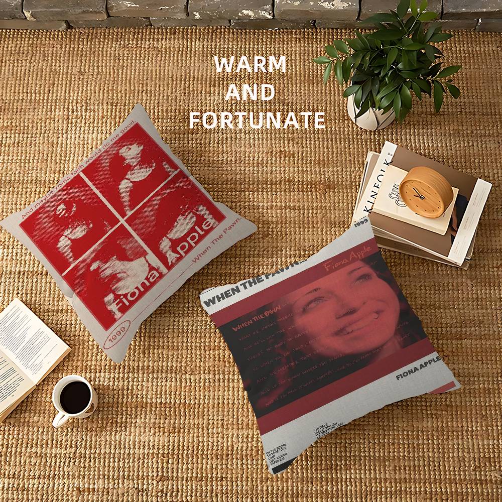 Fiona Apple Singer Cushion Cover Pillow Cover Decor Pillowcase Printed Cushion Case For Couch